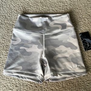 LIVE FIT CAMO ATHLETIC SHORTS